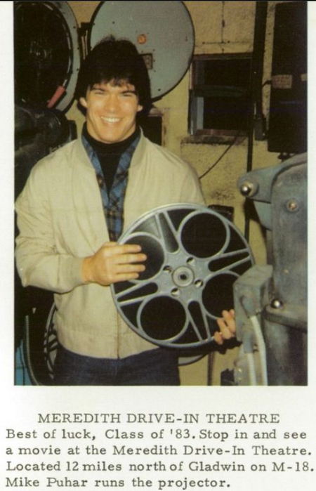 Meredith Drive-In Theatre - Projectionist At Meredith (newer photo)